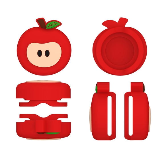 AirTag Silicone Case Cover, Cute Cartoon Protective Holder for Kids, Shockproof Drop Protection for Backpack,