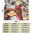 thumbnail image 3 of Blanket Shemar Actor Moore Throw Flannel Blankets Warm Soft Cozy Fuzzy Blanket for Bed Sofa Couch Camping Travel Gift Blankets for All Seasons 40"x30", 3 of 6