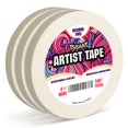 thumbnail image 1 of Artist Tape TSSART, blanco, 0.6 pulgadas de ancho, 180 pies de largo, paquete de 3, 1 of 7