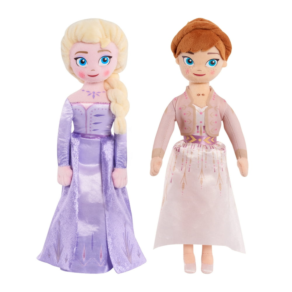 Disney Frozen 2 Small Plush, Anna & Elsa, Plush Basic, Ages 3 Up, by