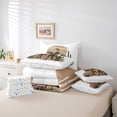 thumbnail image 6 of Homewish Brown White 7 Pieces Bedding Comforter Set,Rustic Farmhouse Horse Full Bedding Set,Western Cowgirl Fitted Sheet Flat Sheet For Teens,Microfiber Bedroom Decor Reversible, 6 of 8