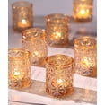 thumbnail image 1 of Juego de 12 portavelas Votive TripodBird Gold, 1 of 9
