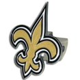 thumbnail image 1 of New Orleans Saints Trailer Hitch Logo Cover, 1 of 3