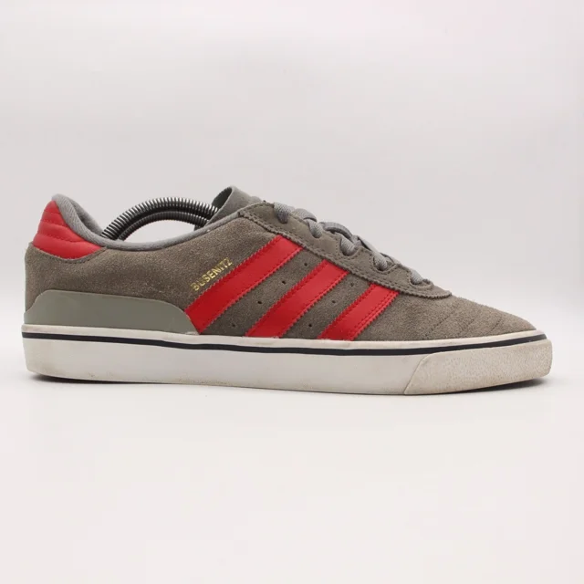 Adi - das Skate Busenitz Vulc II Men's Size 11 Skateboard Sneaker Aurora Gray Red