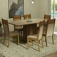 thumbnail image 2 of Juego de Comedor Mesa Tapa de Madera con 6 Sillas Crema/Marrón/Beige Augusta Madesa, 2 of 10