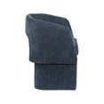 thumbnail image 6 of Meridian Furniture Emmet Navy Chenille Fabric Dining Chair / Accent Chair, 6 of 9