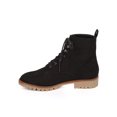 thumbnail image 4 of New Women Qupid Severe-01 Suede Almond Toe Lace Up Tailored Combat Boot Size, 4 of 6