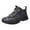 Grey, variant on Mens Snow Boots Wide Width Mens Casual Shoes Slip On Oxford Comfortable Boot for Men Work Office Dress Outdoor Shoes (Black,8)