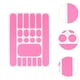 thumbnail image 4 of Cinta adhesiva protectora para cadena de bicicleta, antiarañazos Rosa, 4 of 9