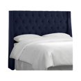 thumbnail image 1 of Skyline Furniture 412QVLVINK Queen Tufted Wingback Headboard, Velvet Ink, 1 of 1