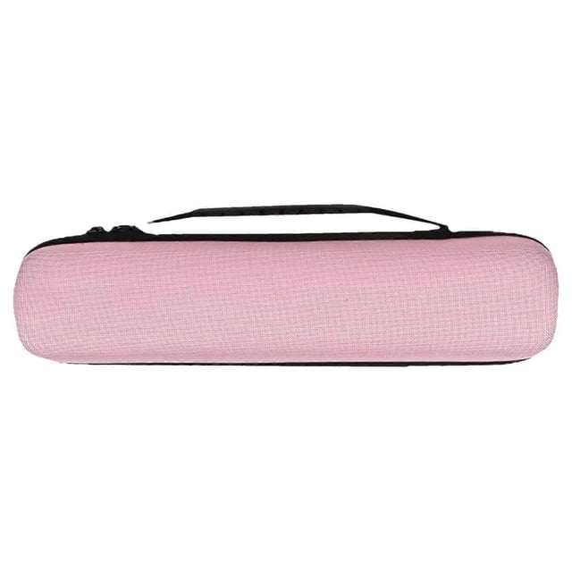 Flat Iron Travel Case Waterproof Heat Resistant Curling Iron Pouch Pink Hair Styling Tool Organizer