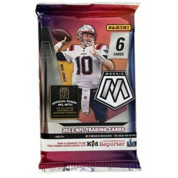 NFL Panini 2022 Mosaic Football Trading Card BLASTER Pack (6 Cards)