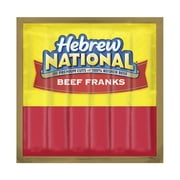 Hebrew National 100% Kosher Beef Franks, Hot Dogs, 10.3 oz 6 Count