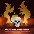 thumbnail image 3 of 8Pcs Human Skeleton Head Ornament DIY Spooky Skull Head Model Party Prop, 3 of 5