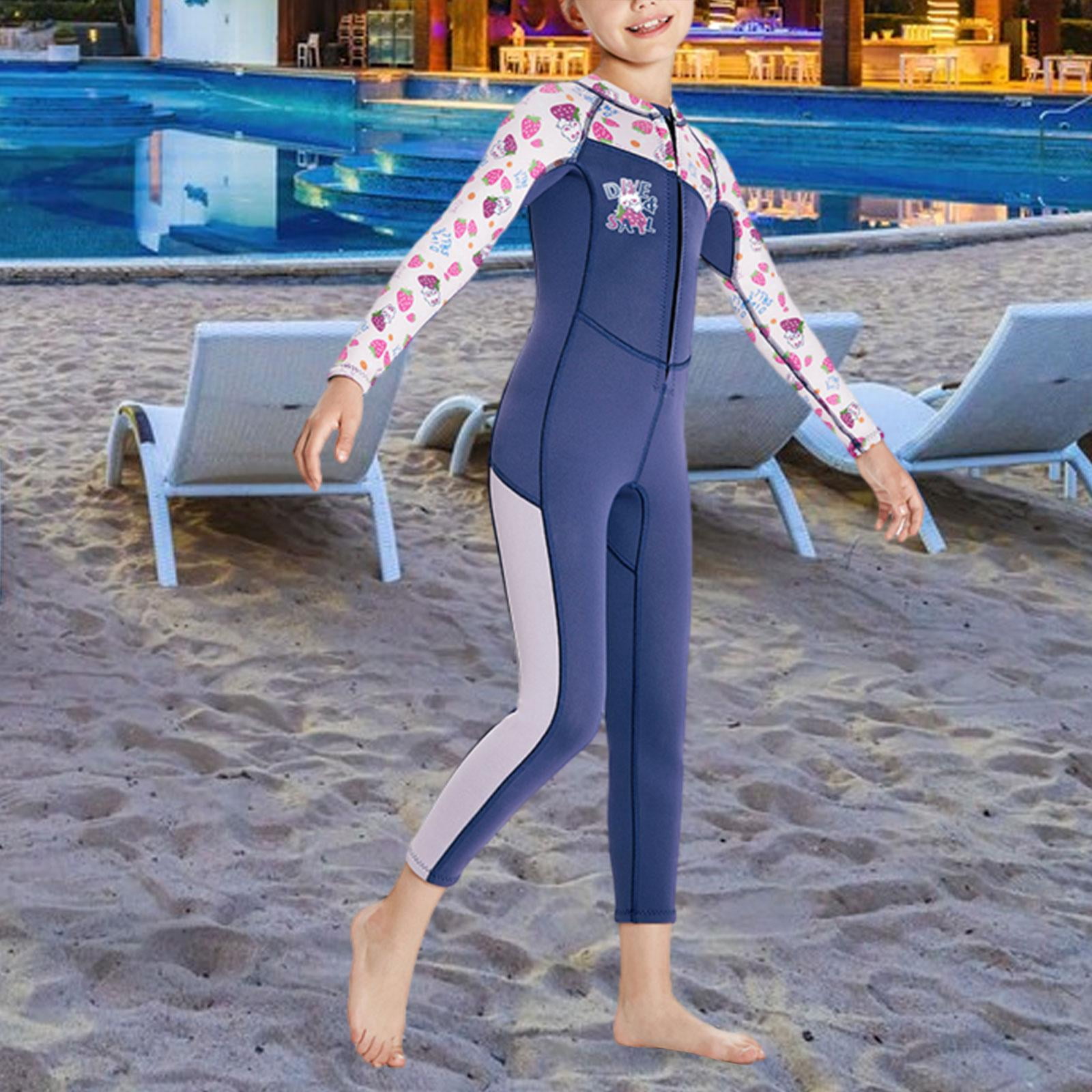 Baoblaze Kids Wetsuit 2mm Neoprene Child Wet Suit for Cold Water Sports Sailing Kayak Dark