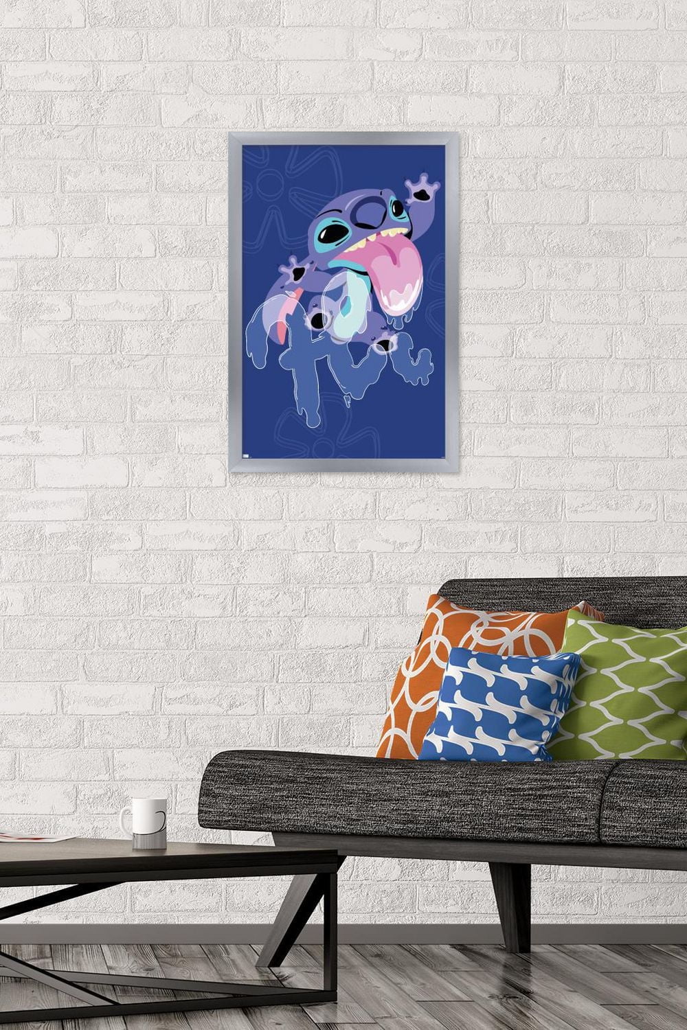 Disney Lilo And Stitch - Slobber Hi Wall Poster, 14.725" x 22.375" Framed