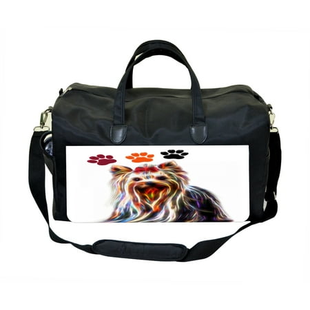 Fractal Yorkie Paw Print-Jacks Outlet TM Weekender Bag