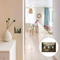 thumbnail image 7 of Yayeee Toggle Light Switch Wall Plate 2-Gang 4.56"x4.48" Decorative Outlet Cover, Snow Mountains, 7 of 7