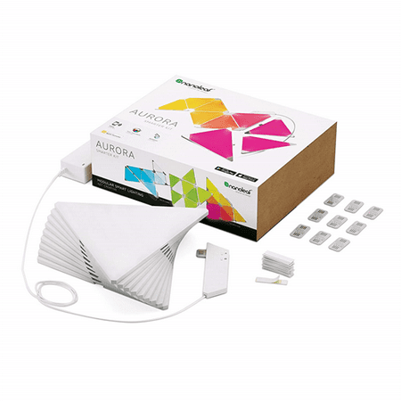 - Nanoleaf NL22-0003TW-9PK Aurora Expansion Pack 3x Modular Light Panel - Refurbished