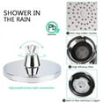 thumbnail image 5 of High Pressure Shower Head - 6“ Powerful Bathroom Pressure Boosting Rain Showerhead - Perfect Universal Replacement for Rainfall Shower Heads (Chrome), 5 of 12