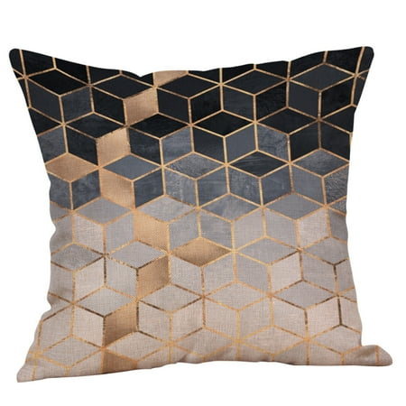 Multicolor Pillow Sequin Cover Glitter Sofa Waist Throw Cushion Case Home Decor