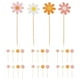 thumbnail image 1 of 40 piezas de adornos para cupcakes con diseño de margaritas, para primavera, cumpleaños, bodas, despedidas de soltera, baby shower, fiestas de cumpleaños, colores surtidos, 1 of 6