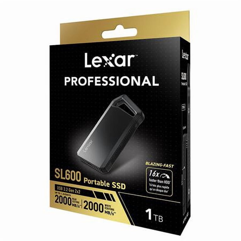Lexar SL600 USB 3.2 Type-C Portable External SSD - 1TB, 2000MB/s