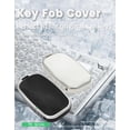 thumbnail image 7 of Key Fob Cover Compatible with Genesis GV60 GV80 G70 G90 2022-2025 5 Button Keychain Case Holder Protector,Short Keychain-black, 7 of 7