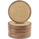thumbnail image 1 of Juego de 5 posavasos Eykao de madera absorbente para bebidas, 10 cm, 1 of 6
