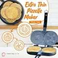 C. Palmer Extra Thin Pizzelle Iron Model 7500, Pizelle Maker Electric