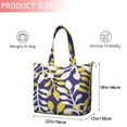 thumbnail image 4 of Purple Leaf Pattern Travel Tote Bags for Women Carry On,Large Weekender Bags for Women Travel,Multi Functional Duffle Bag for Work,Shopping,Sports, 4 of 5