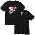 thumbnail image 2 of Jey Uso Mon-Jey Night RAW Cotton T-Shirt Women Men Fashion Crewneck Short Sleeve Tee, 2 of 3