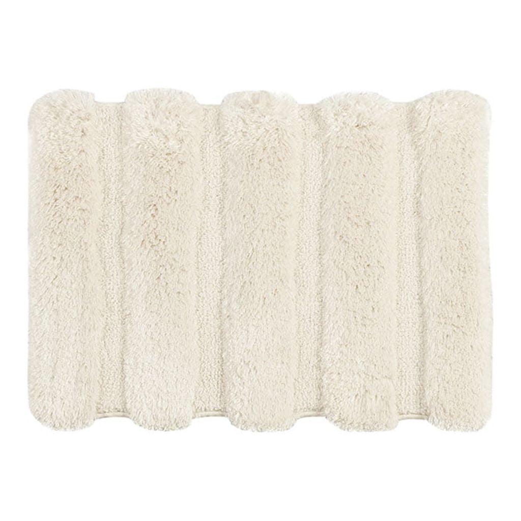 MAYEERTY Shag Bath Rug, Non Slip Bath Mat for Bathroom, 17"x24", Wheat, Machine Wash
