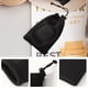 thumbnail image 4 of uxcell Nylon Mesh Drawstring Bag, 5 x 3.5 Inch Small Storage Pouch String Bags for Mini Stuff MP3 Charger Earphone Key, 3pcs Travel Kit Organizer for Lipstick Cosmetic Jewelry, Black, 4 of 6