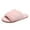 Pink, variant on JeashCHAT Women's Fuzzy Slippers Memory Foam House Slippers Plush Comfy Open Toe Bedroom Slippers (Black)