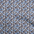 thumbnail image 1 of oneOone Rayon Medium Blue Fabric Floral Diy Clothing Quilting Fabric Print Fabric By Yard 56 Inch Wide, 1 of 5