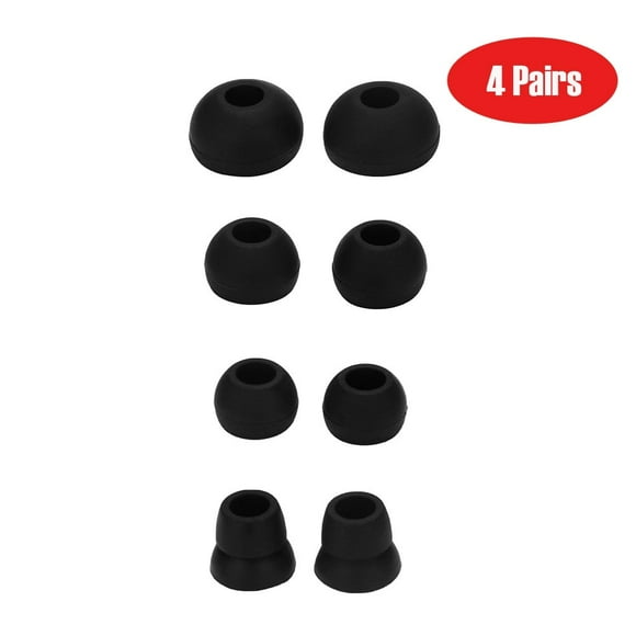 Linjieee 80s Headphones Smallest Wireless Earbuds Beat Buds 4Pairs Silicone Earbuds Replacement Headphones Earphones For Powerbeats 3