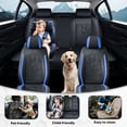 thumbnail image 2 of Fit for CHEVROLET EQUINOX 2005-2026 Seat Cover, Blue Car Seat Covers, Waterproof Faux Leather 5 Seats Full Set Non-slip Protect and Upgrade Seats, Pet Car Seat Covers, 2 of 9