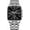 silver black, variant on Men’s Square Sport Quartz Wrist Watch, Luminous Chronograph Analog Watch, Waterproof Stainless Steel Timepiece