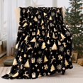 thumbnail image 5 of Christmas Throw Blanket Christmas Tree Snowflake Blanket Ultra Soft Flannel Fleece Blankets Winter Plush Fuzzy Warm Bed Blankets Christmas Holiday Decor for Couch Bed 60" X 80", 5 of 7