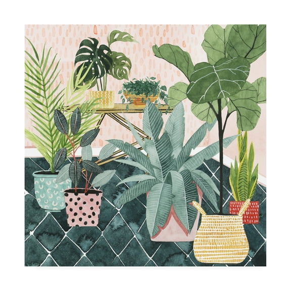 Trademark Fine Art 'Modern Jungle I' Canvas Art by Grace Popp
