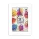 thumbnail image 1 of Colorful Life France Eiffel Tower Paris Marco de Fotos de escritorio imagen Blanco Pintura arte 5x7 pulgadas, 1 of 4