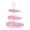 Pink, variant on Pink Pink Heart Shaped 3 Tier Dessert Stand For Cakes Pastries And Fruit Party Serving Tray With Sturdy Handle And Elegant Look