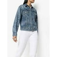 thumbnail image 2 of Denimist Women's Mote Agnes Trucker Denim Jacket Size X-Small, 2 of 3