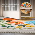 thumbnail image 6 of Joyfy Washable Floral Area Rug Non-Slip Soft Carpet with Rubber Backing for Living Room, Bedroom, Dining Room, Kids Nursery and Bedside Indoor Use, 6 of 7
