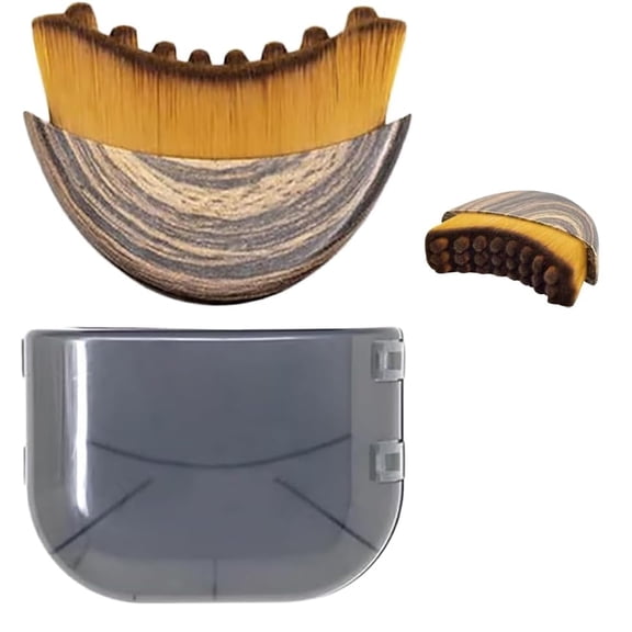 Lymphatic Drainage Face Brush , Dry Brushing Tool for Contouring Jawline, Chin & Neck , Ergonomic Facial Massager to Reduce Puffiness & Relieve Fatigue , Skin Sculpting & Detox Brush (1PC)