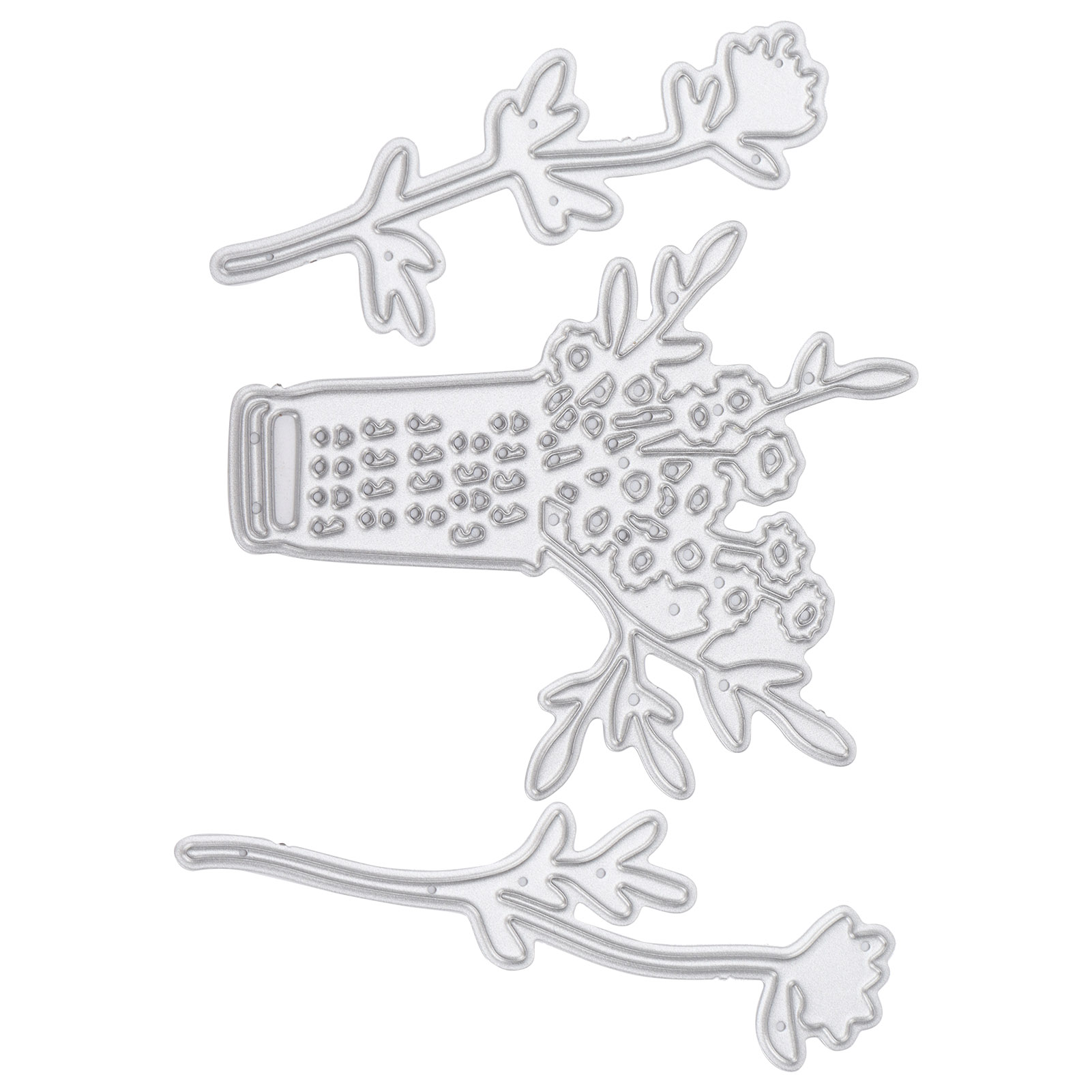 Paper Cut Card Template, Embossing Cutting Die Hard Simple For