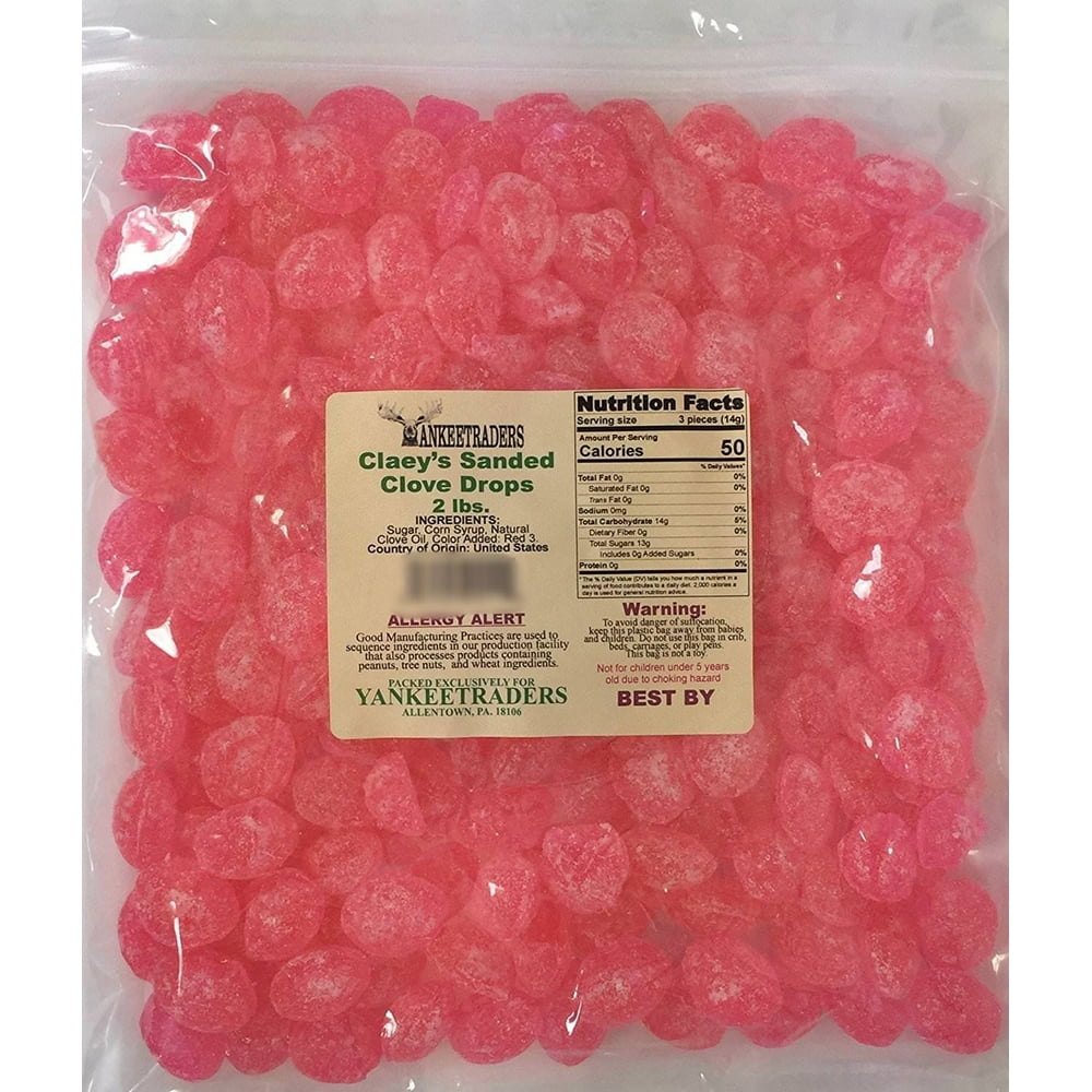 Claeys Sanded Clove Candy Drops 4 lbs.