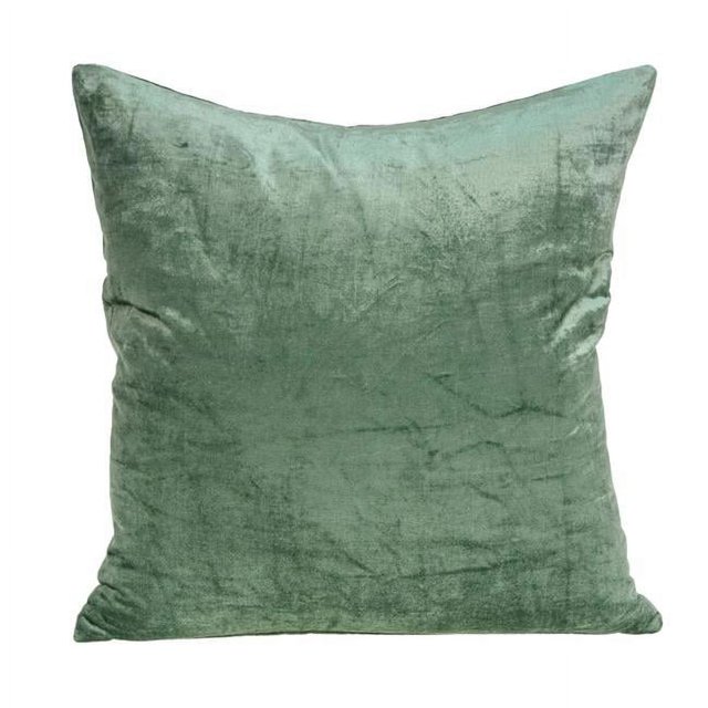 Parkland Collection PILE11199P Housse de Coussin Carrée Transitionnelle Verte Charlotte avec Insert en Poly - 20 x 20 x 7 Po.