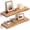 Natural-Live Edge, 24inch, 2Packs, variant on Floating Shelves For Wall Decor  8" Deep Rustic Solid Elm Wood Mounted With Invisible Bracket Living Room Bathroom Bedroom Kitchen 20 Inch Set Of 2